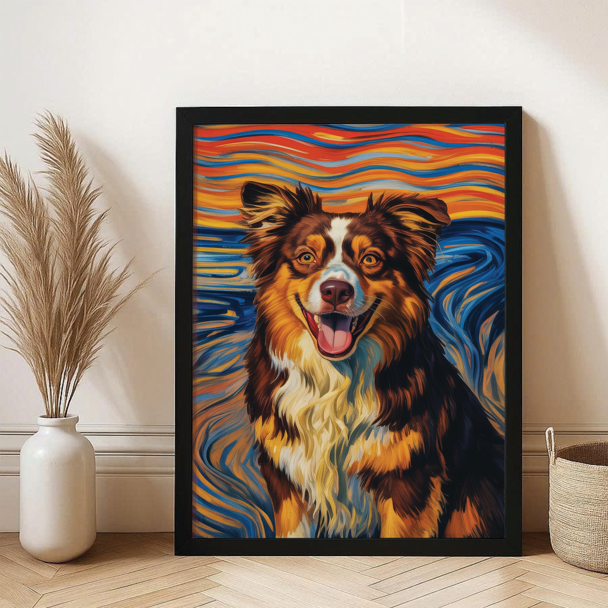 CustomDog Portrait Expressionist Art