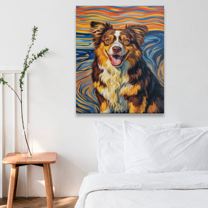 CustomDog Portrait Expressionist Art
