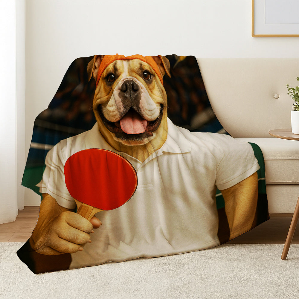 Custom Photo Table Tennis Dog Gift For Dog Lovers