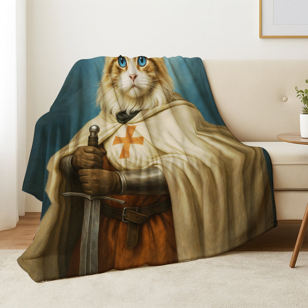 Custom Photo Priest Cat Blanket Gift For Cat Lovers