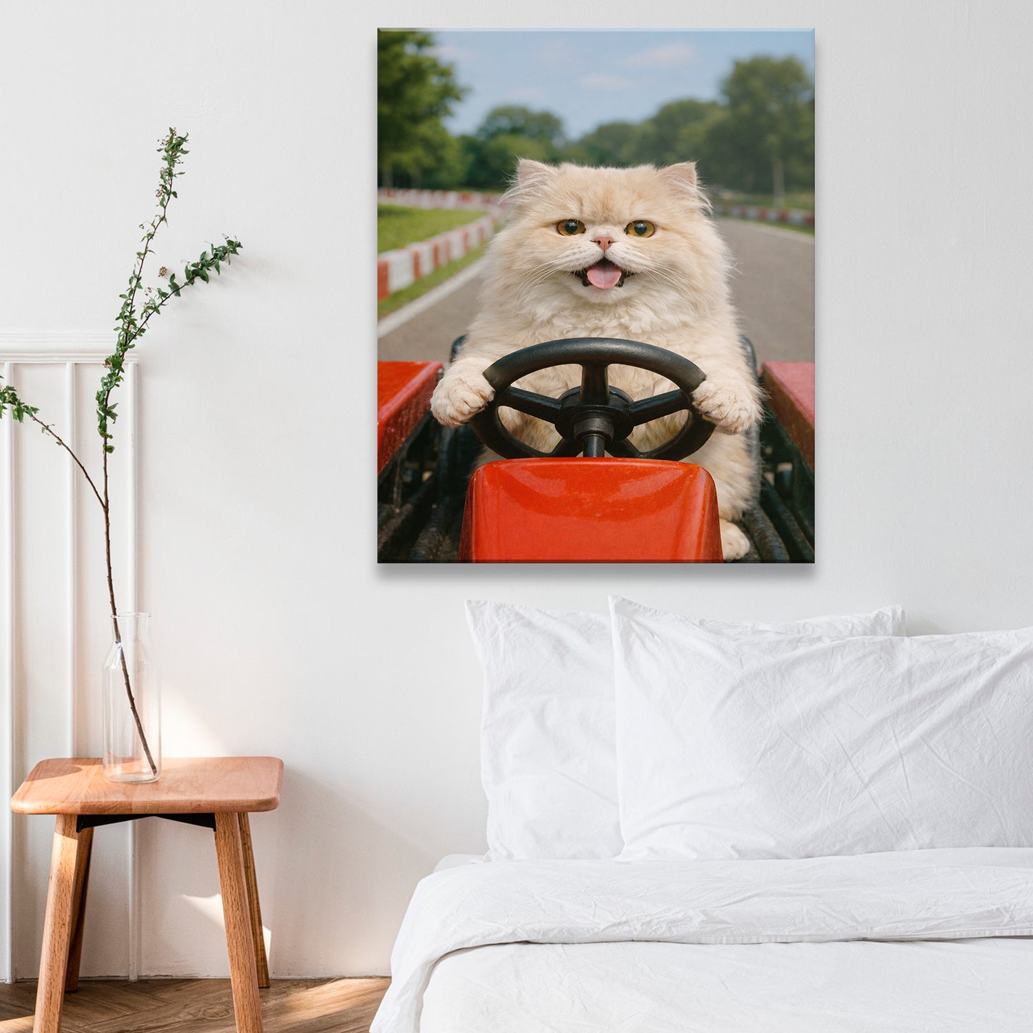 Custom Photo Canvas Go Kart Canvas Gift For Canvas Lovers