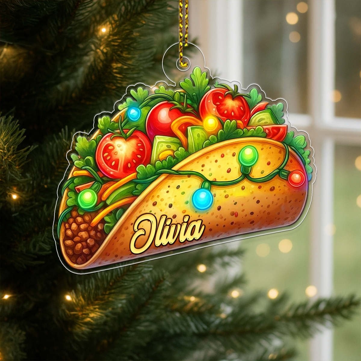 Custom Name Tacos Christmas