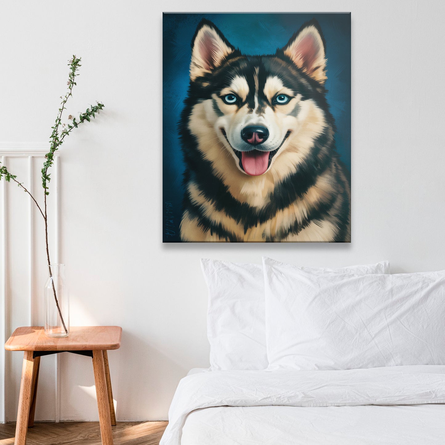 Custom Dog Deep Blue