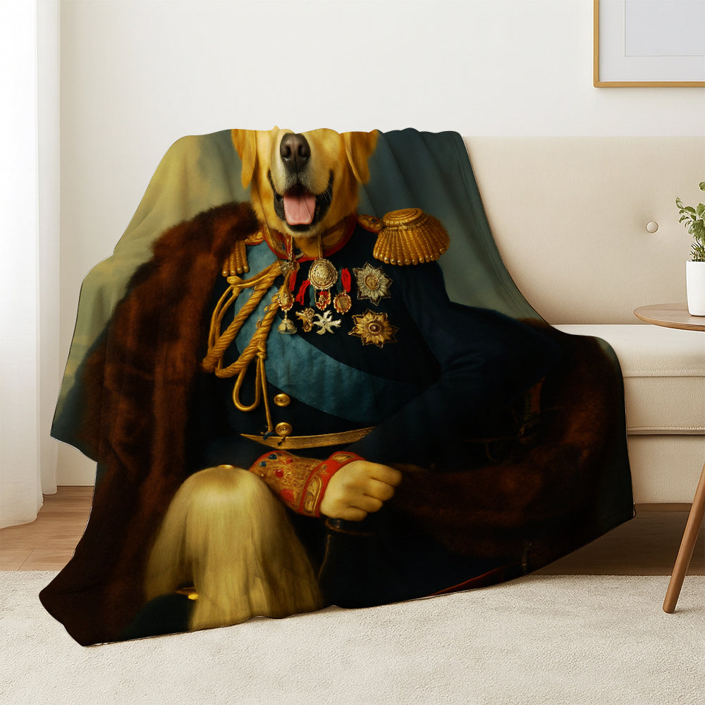 Custom Photo Imperial Minister Dog BlanketGift For Dog Lovers