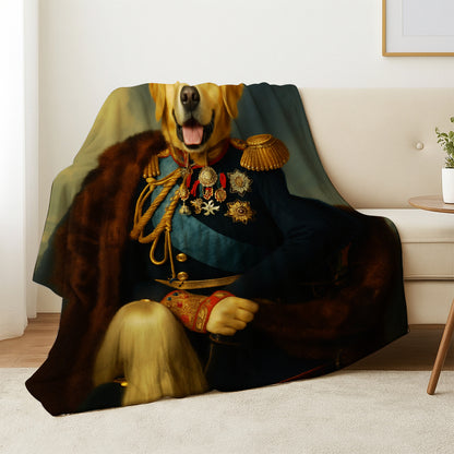 Custom Photo Imperial Minister Dog BlanketGift For Dog Lovers