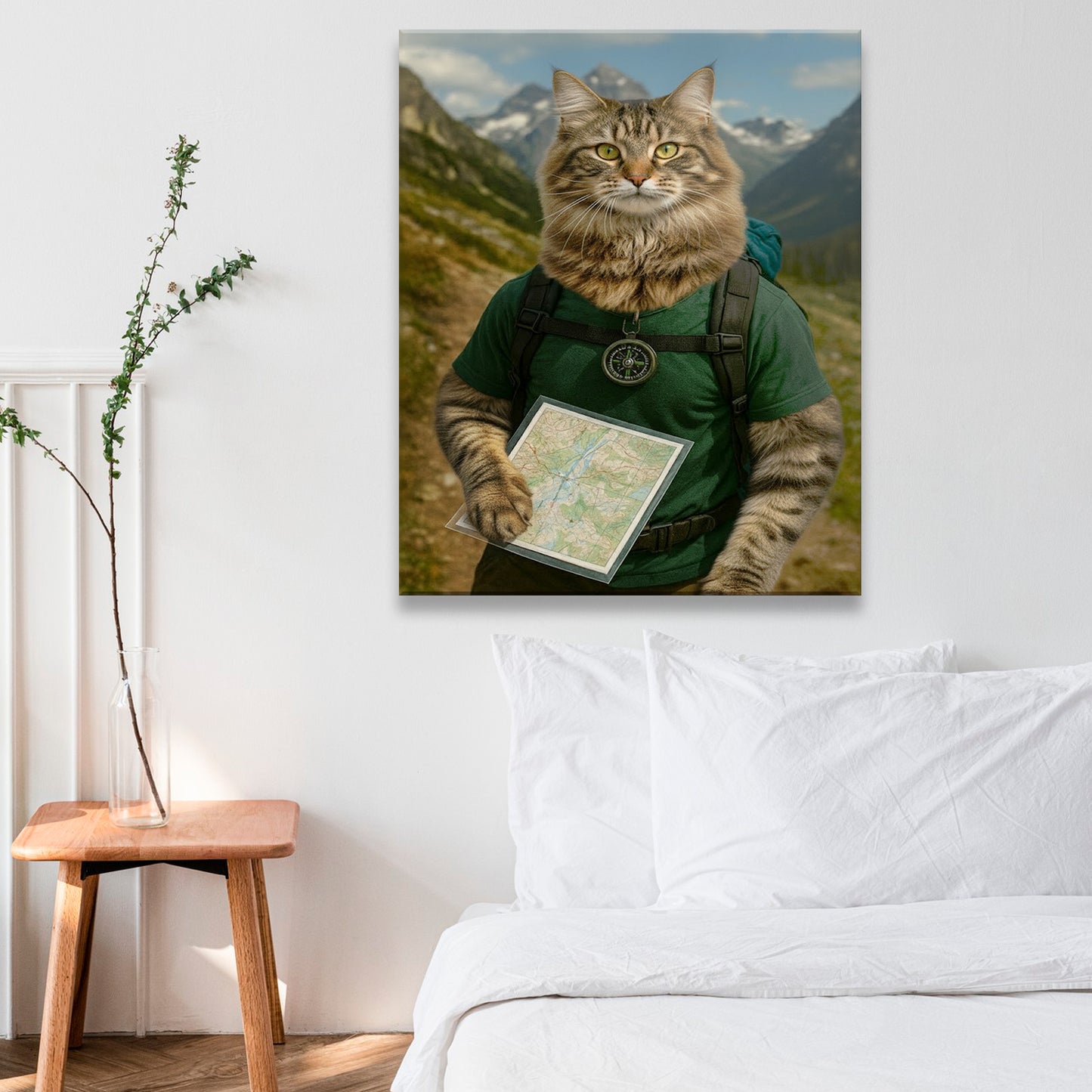 Custom Photo Explorer Hiking Canvas Canvas Gift For Canvas Lovers