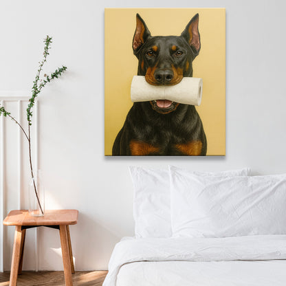 Custom Photo Dog Bathroom Style 23 Canvas Gift For Dog Lovers
