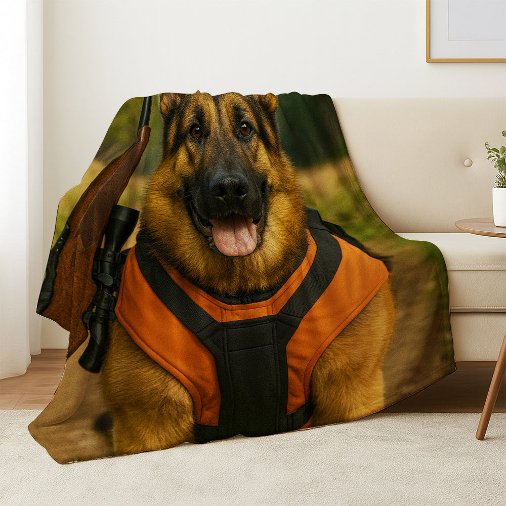 Custom Photo Hunter Dog Gift For Dog Lovers