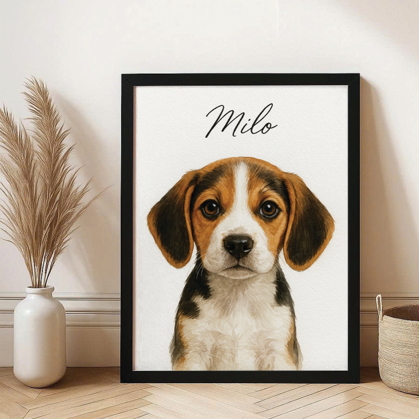 Custom Dog Portraint And With Name