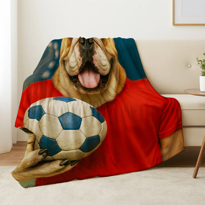 Custom Photo Handball Dog Canvas