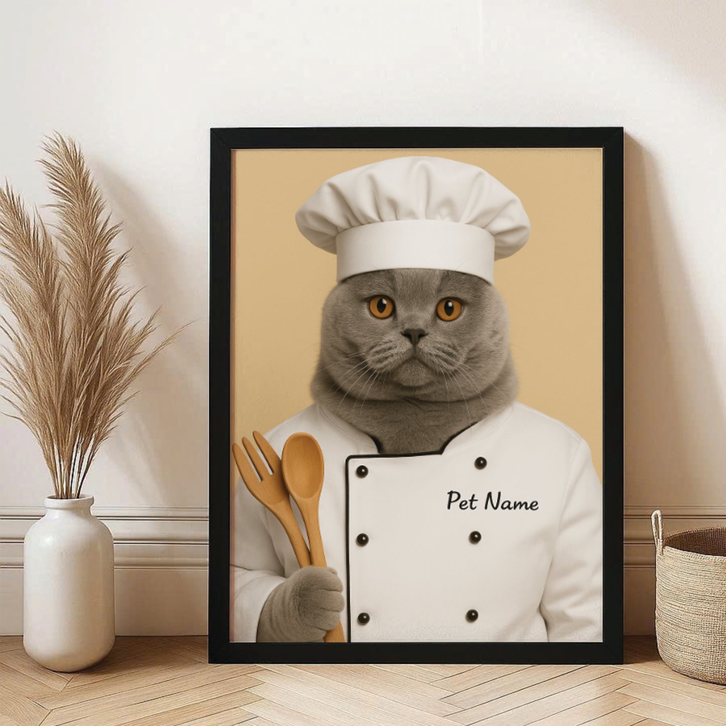 Custom Photo Cat Chef For Cat Lover