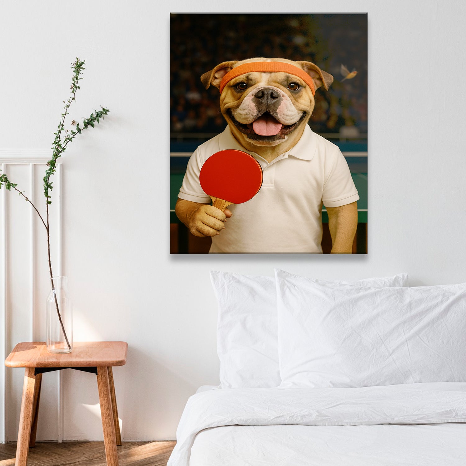 Custom Photo Table Tennis Dog Gift For Dog Lovers
