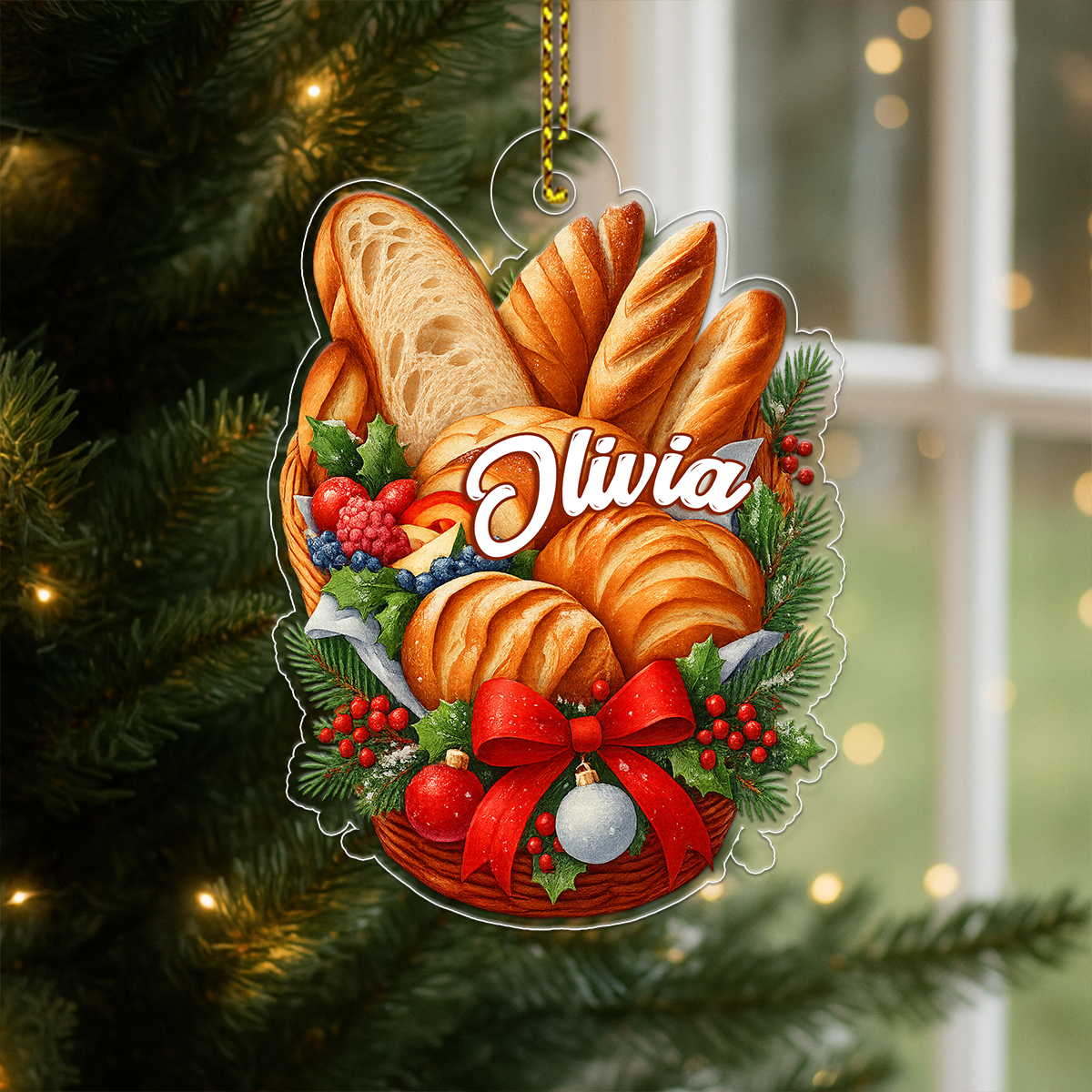 Custom Name Bread Christmas