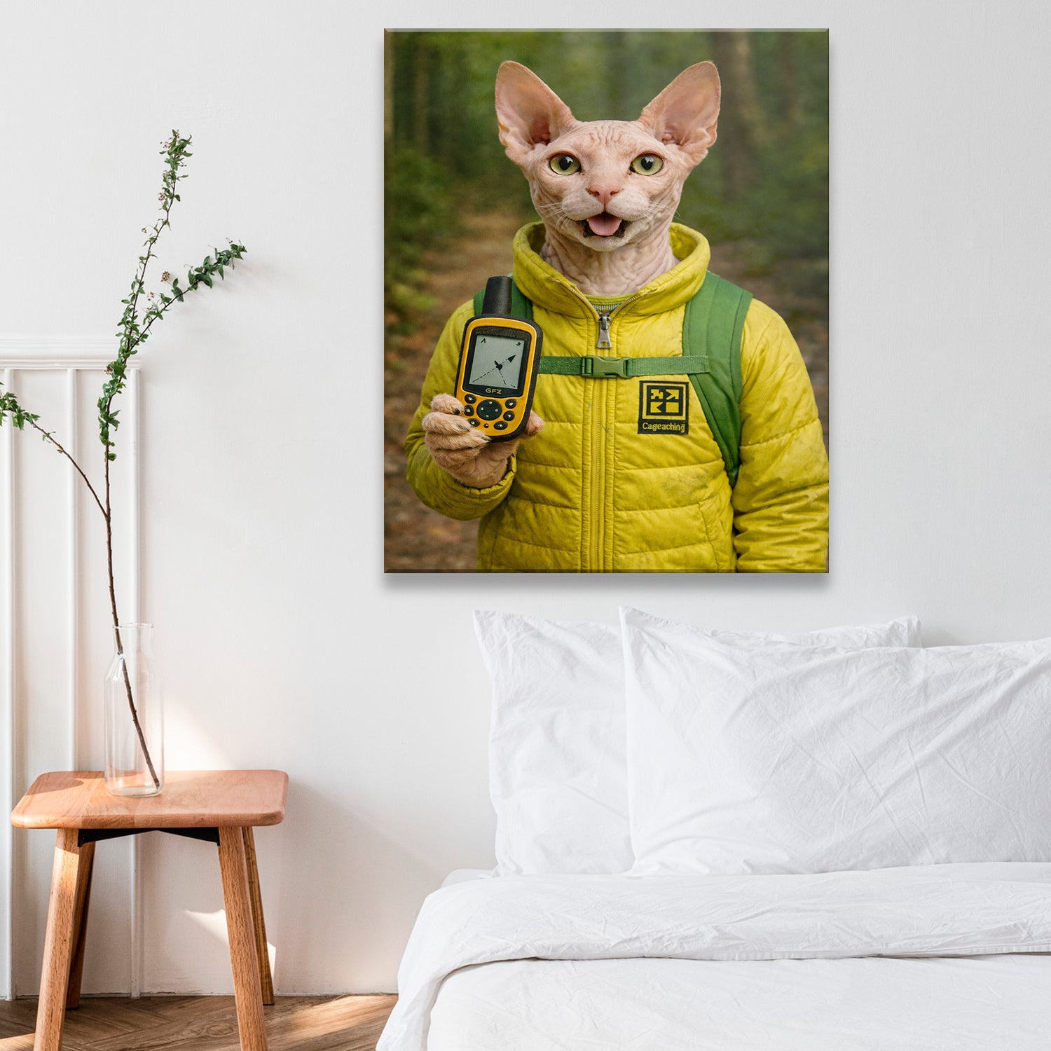Custom Photo Geocaching Gps Adventure Canvas Canvas Gift For Canvas Lovers