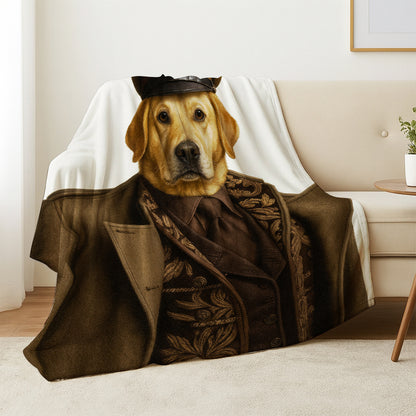 Custom Photo Captain Dog Canvas