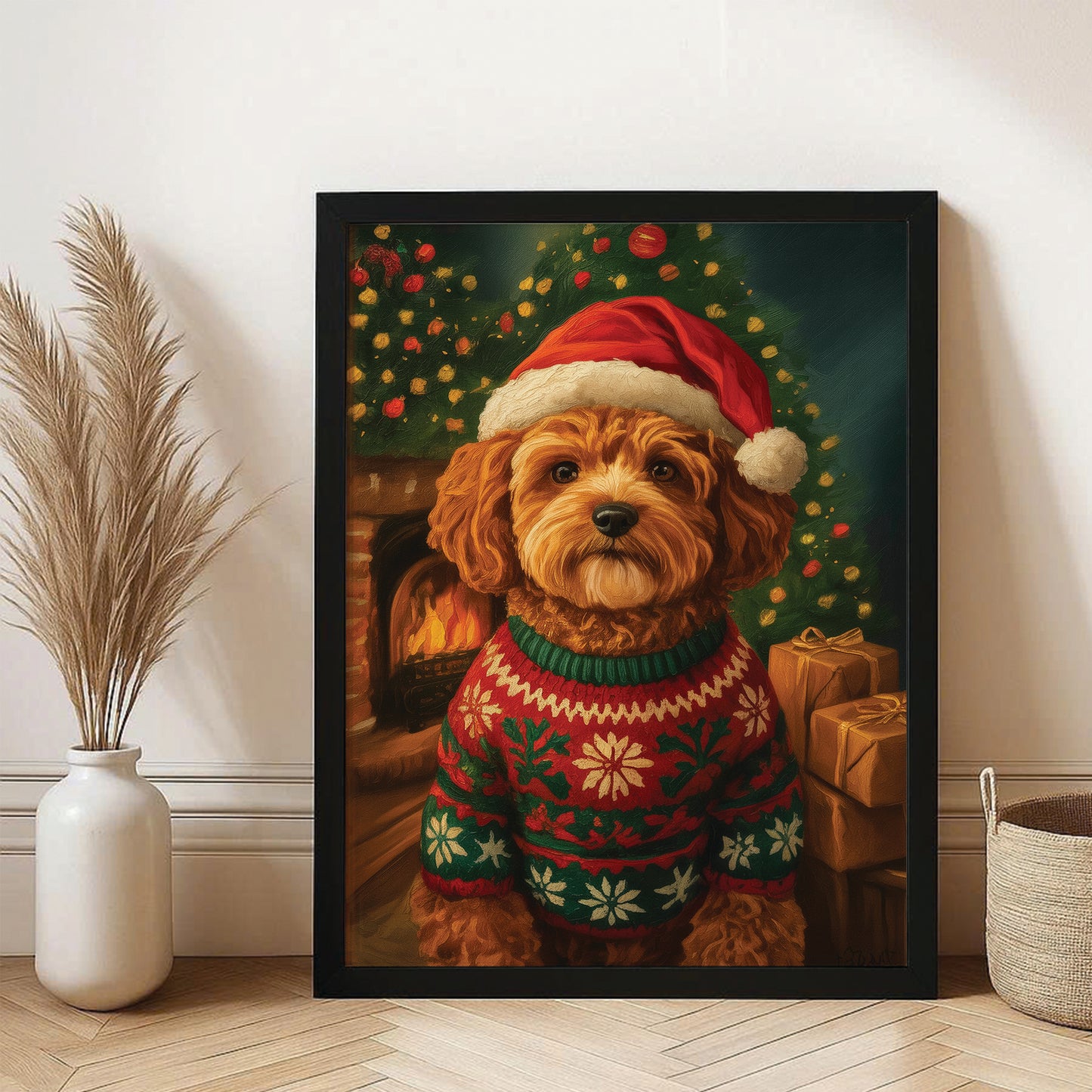 Custom Photo Dog Christmas Oufit