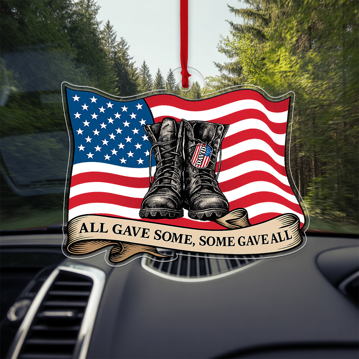 Custom Name Veteran Army All Gave Some