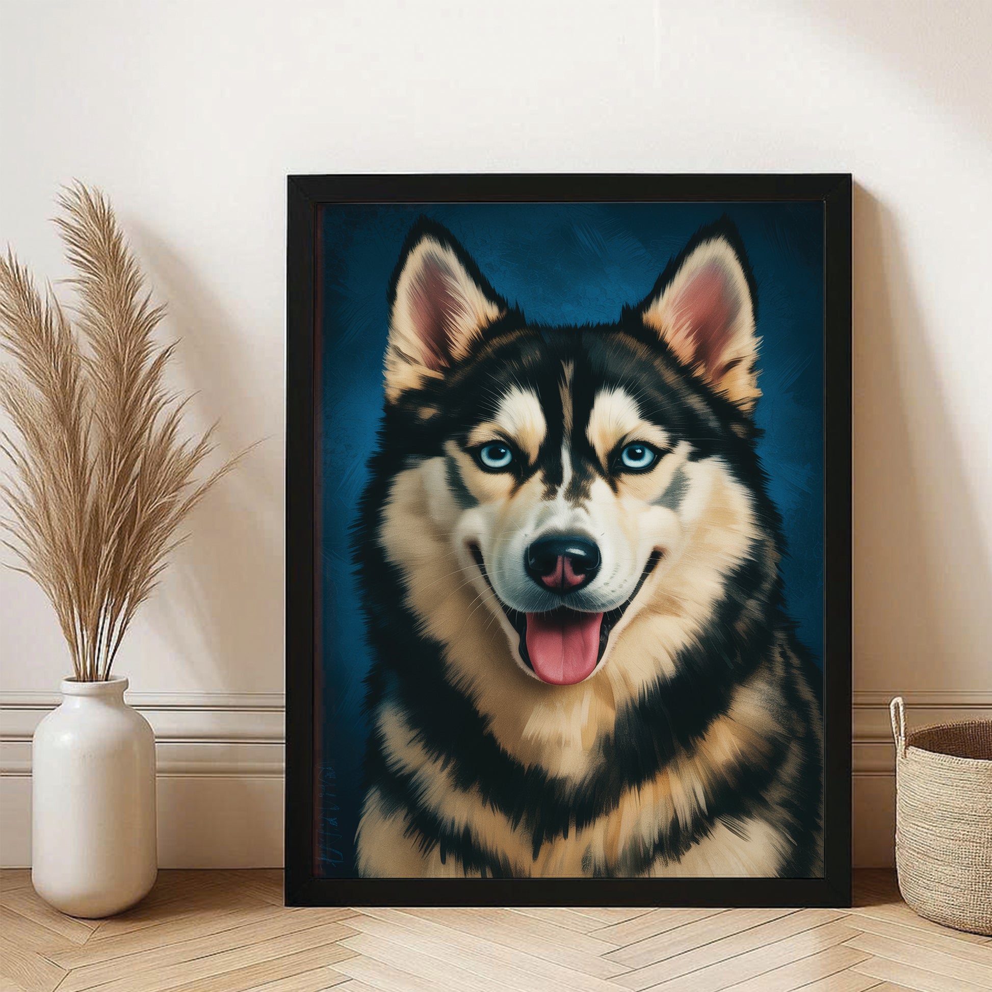 Custom Dog Deep Blue