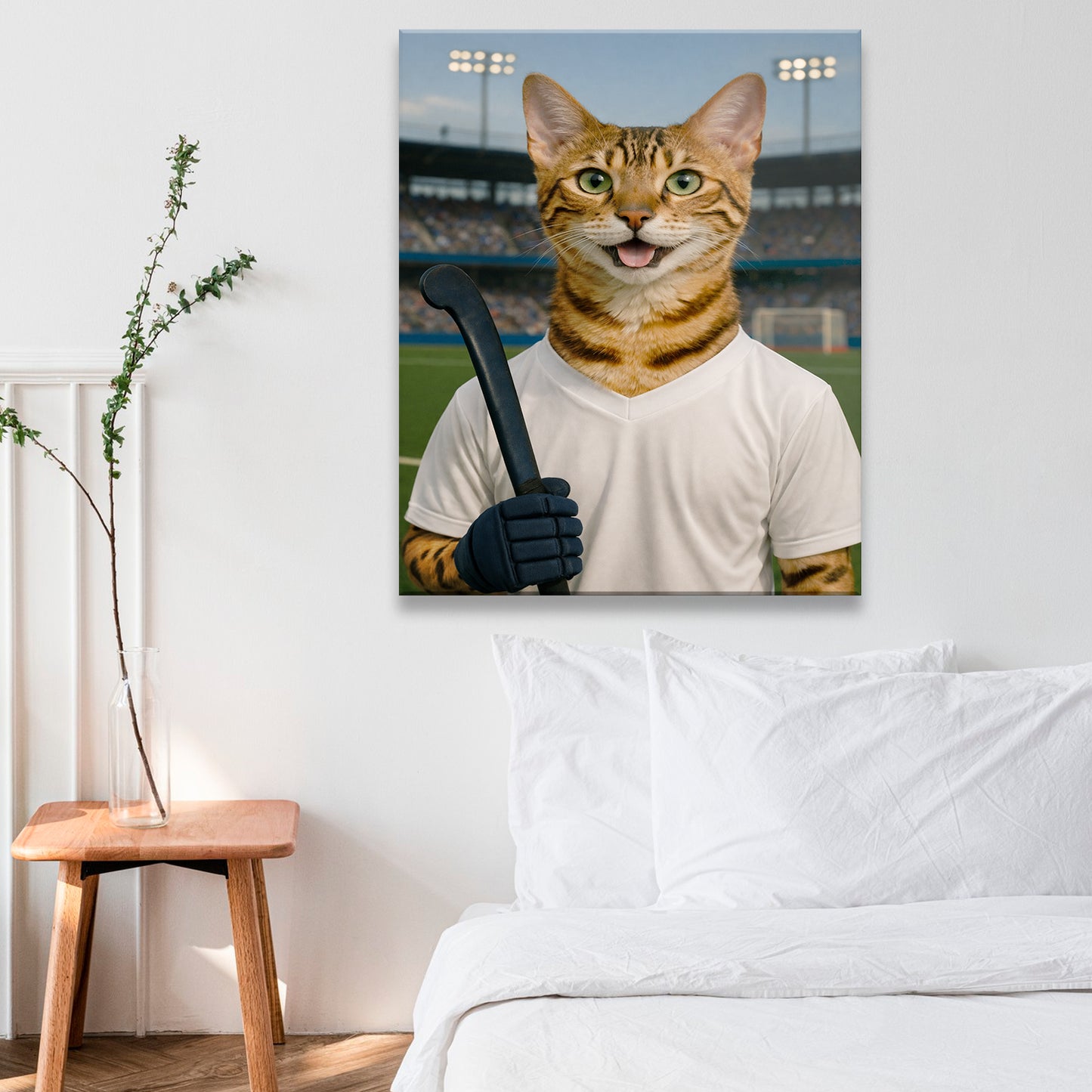 Custom Photo Field Hockey Canvas Canvas Gift For Canvas Lovers