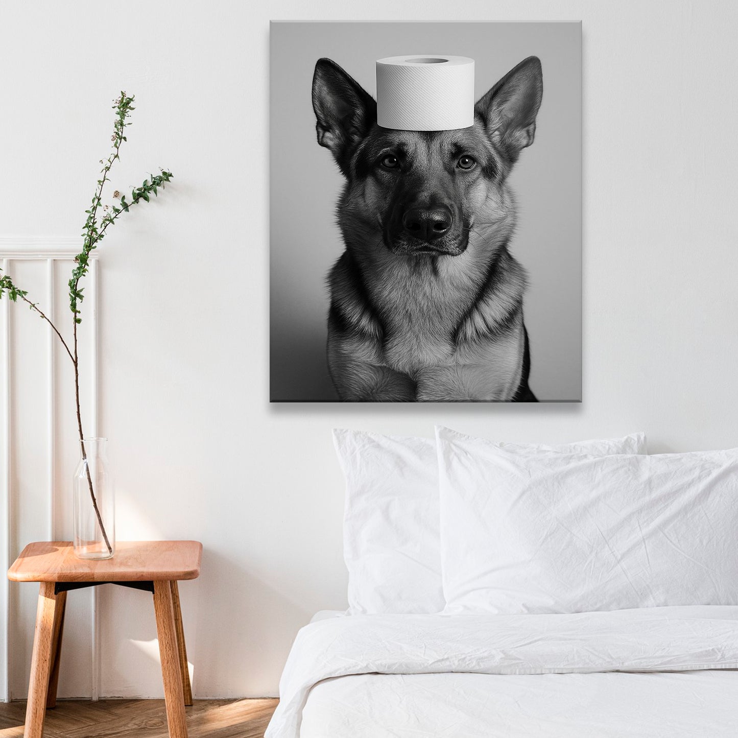 Custom Photo Dog Bathroom Style 11 Canvas Gift For Dog Lovers