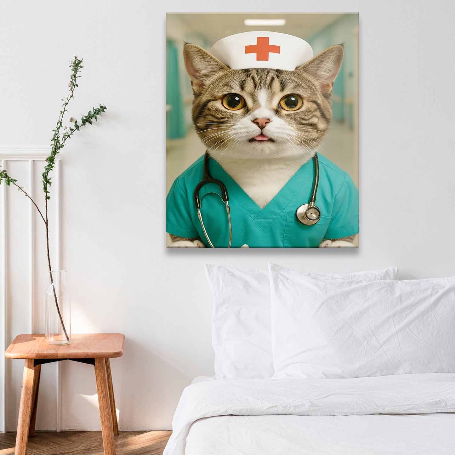 Custom Photo Nurse Canvas Canvas Gift For Canvas Lovers