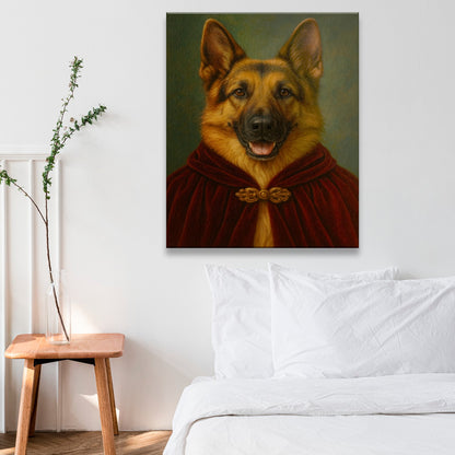 Custom Photo Dog Royal Style 08 Canvas Gift For Dog Lovers