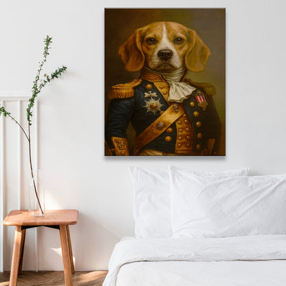 Custom Photo Dog Royal Style 02 Canvas Gift For Dog Lovers