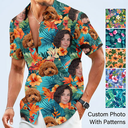 Personalized Photo Dog Hawaiian Shirt, Custom Cat Aloha Shirt, Summer Holiday Gift THUC99