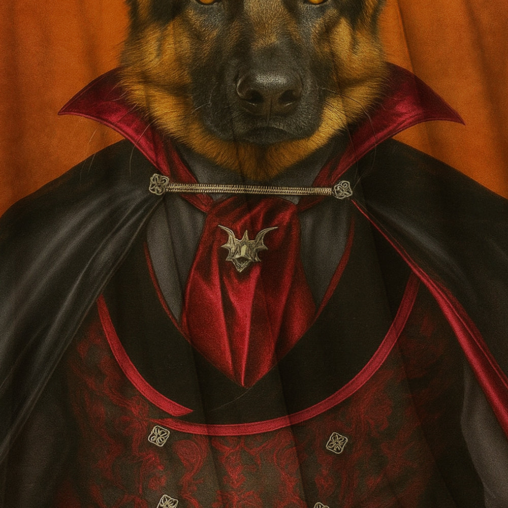 Custom Photo Vampire Dog BlanketGift For Dog Lovers