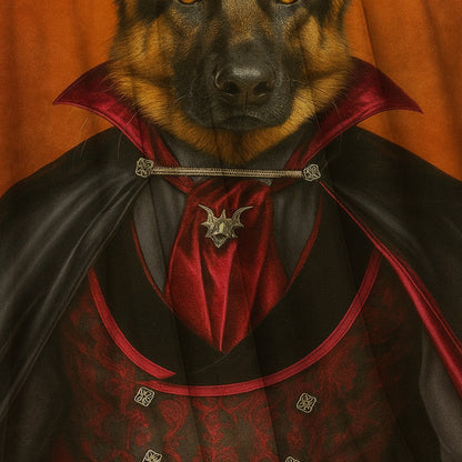 Custom Photo Vampire Dog BlanketGift For Dog Lovers