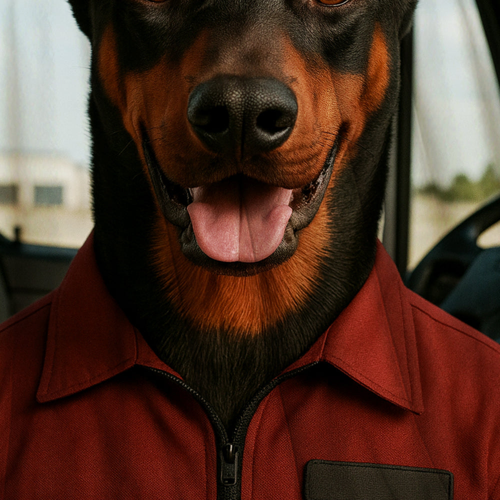 Custom Photo Trucker Driver Dog BlanketGift For Dog Lovers