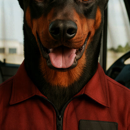 Custom Photo Trucker Driver Dog BlanketGift For Dog Lovers