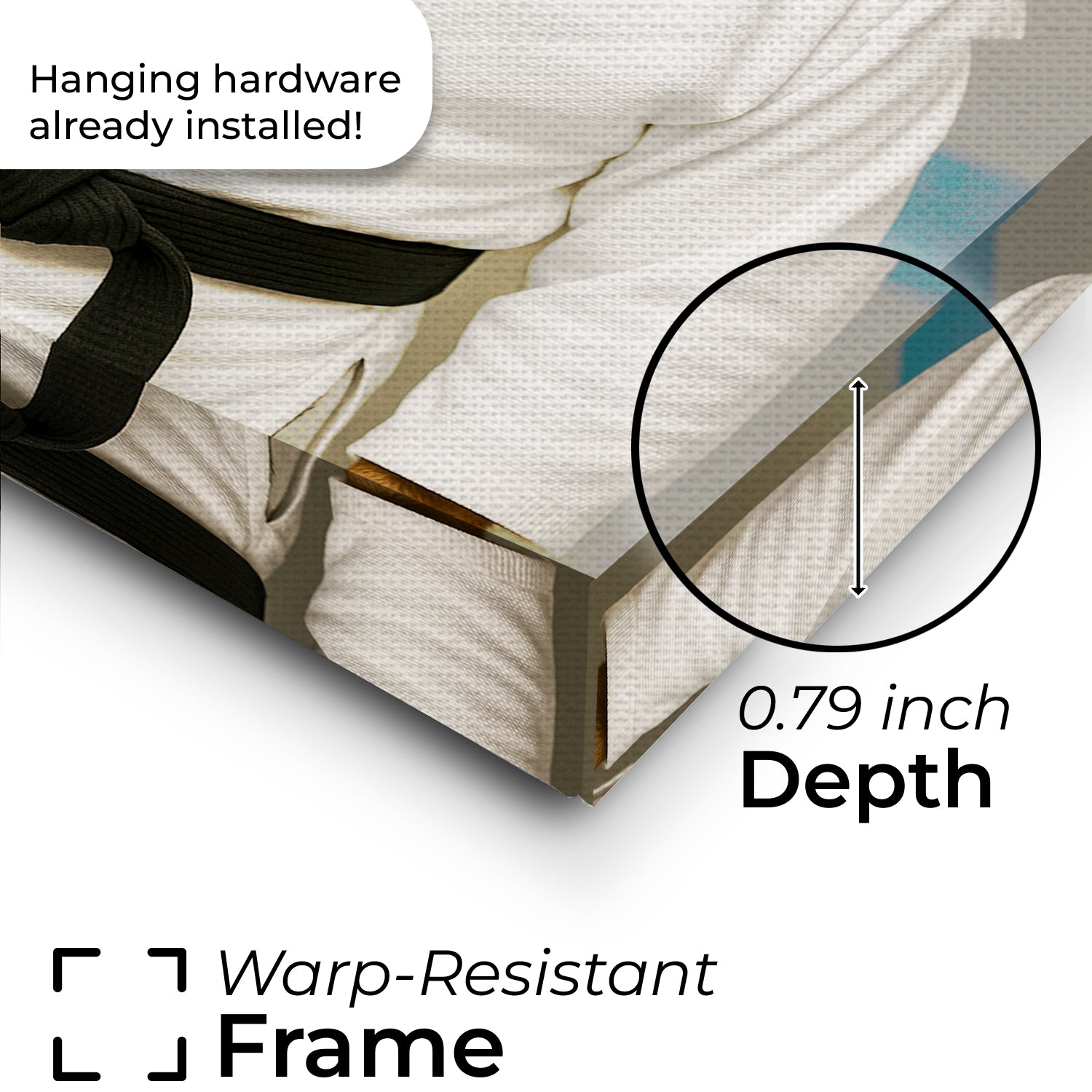 Custom Photo Jiu Jitsu Dog Canvas Gift For Dog Lovers