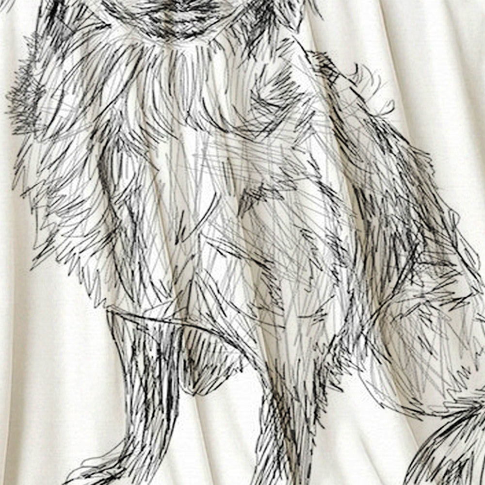 Custom Photo Dog Pencil Art