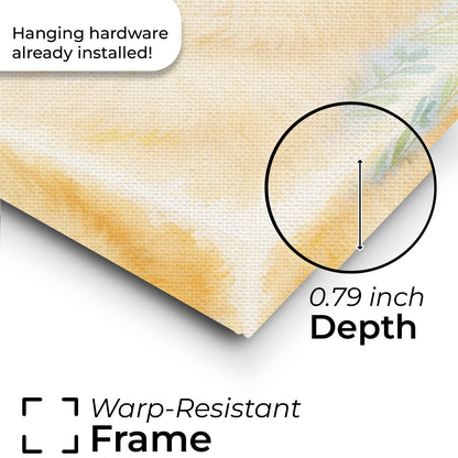 Custom Photo Dog Floral Watercolor Art