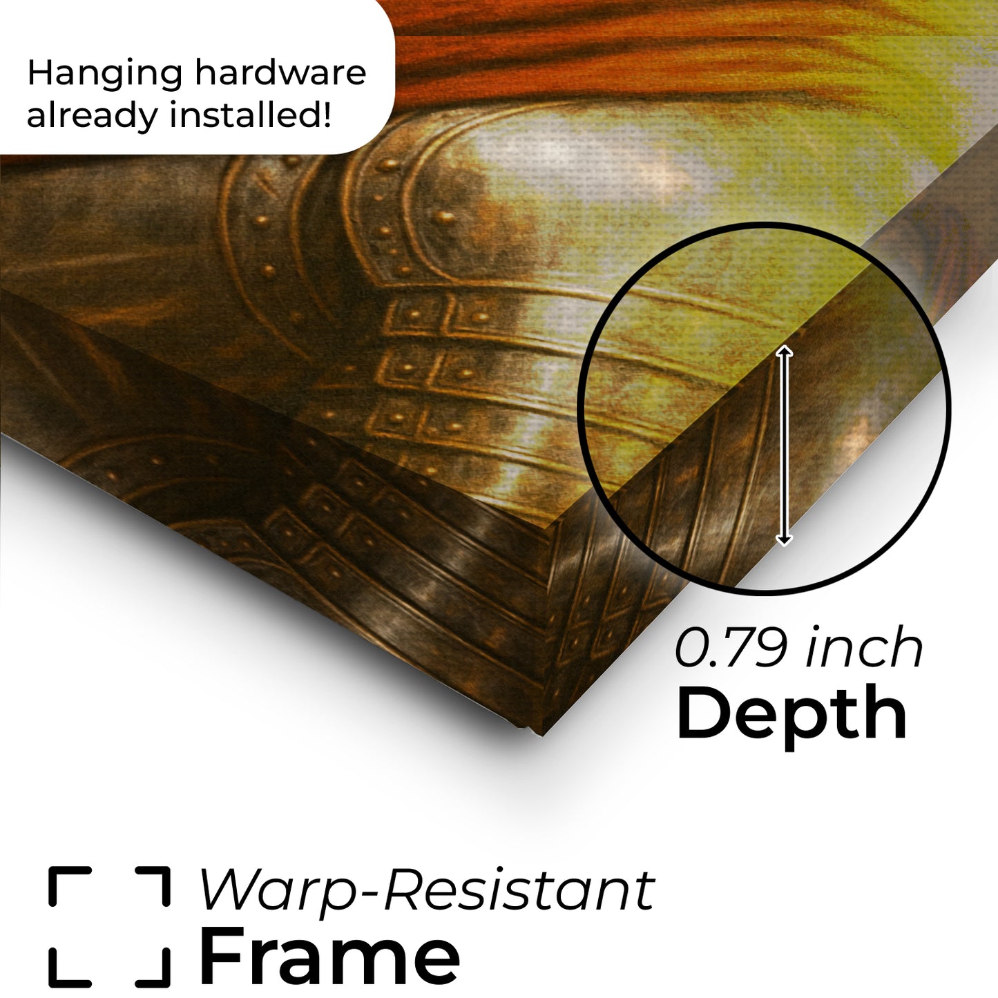 Custom Photo Cat Knight Canvas Gift For Cat Lovers