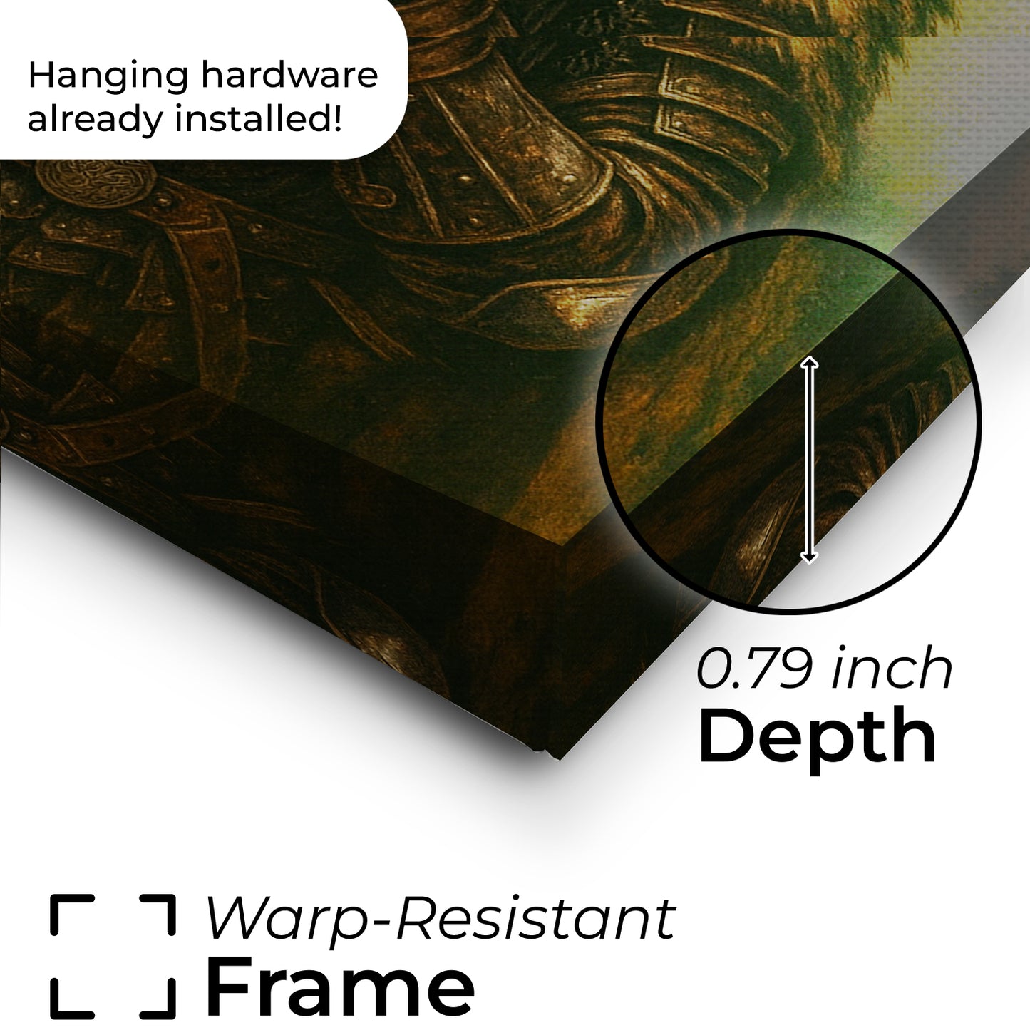 Custom Dog Photo Viking Warrior Canvas _ Gift For Dog