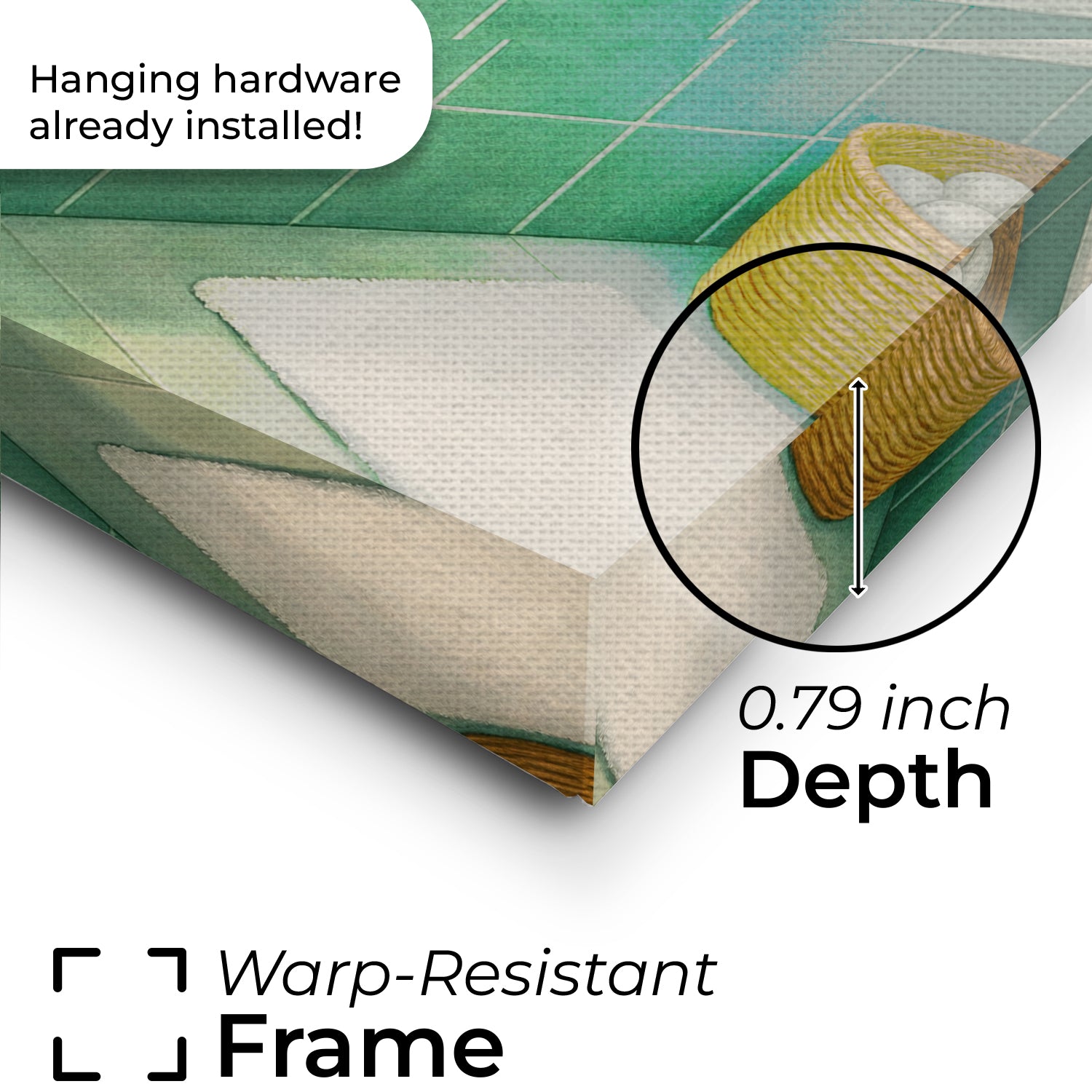 Custom Photo Cat Bathroom Style 22 Canvas Gift For Cat Lovers