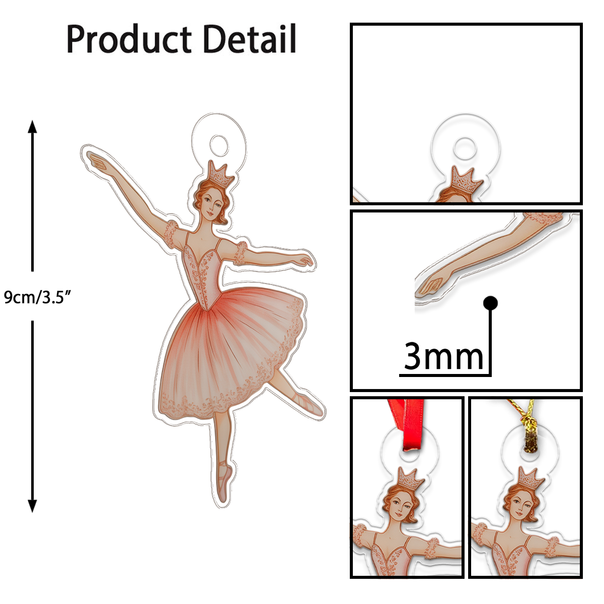 Princess Acrylic Ornament