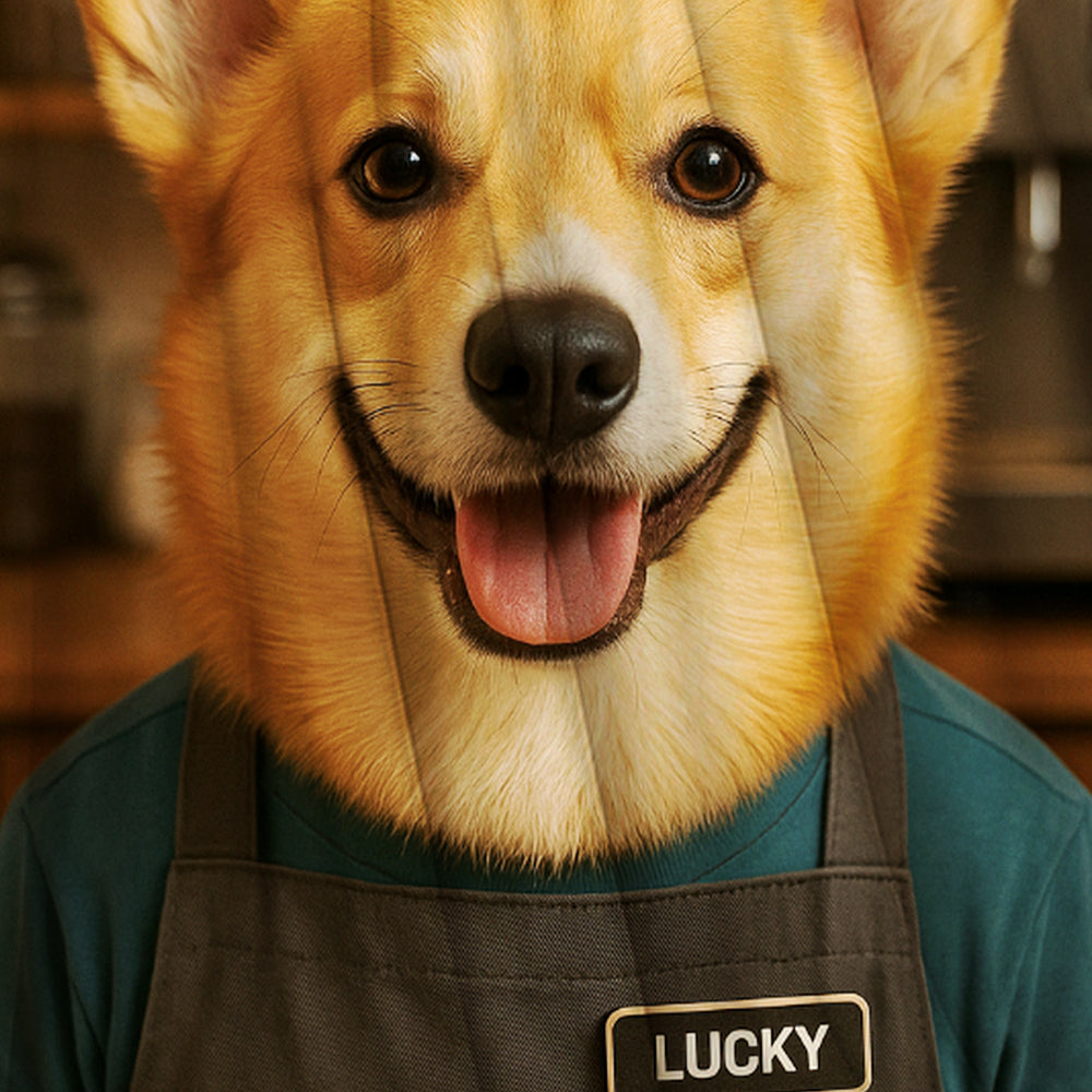 Custom Photo Barista Dog BlanketGift For Dog Lovers