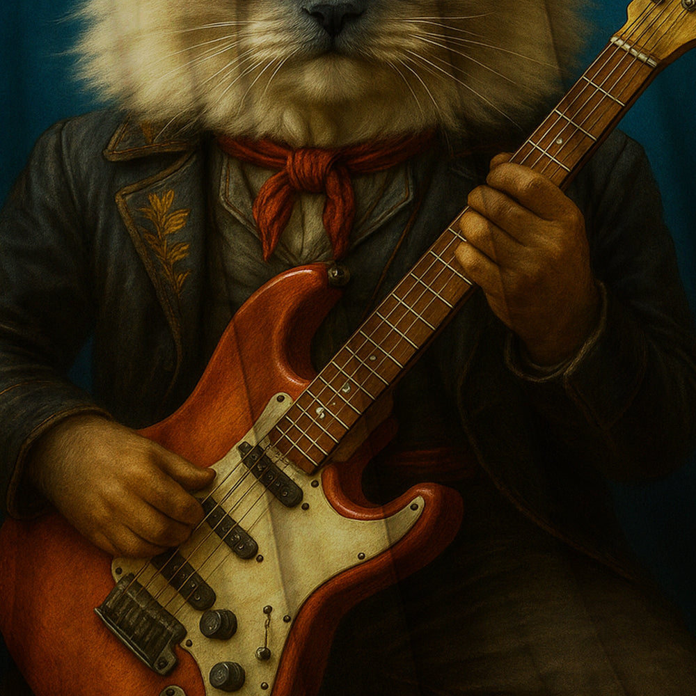 Custom Photo Cat Rock n Roll Blanket Gift For Cat Lovers