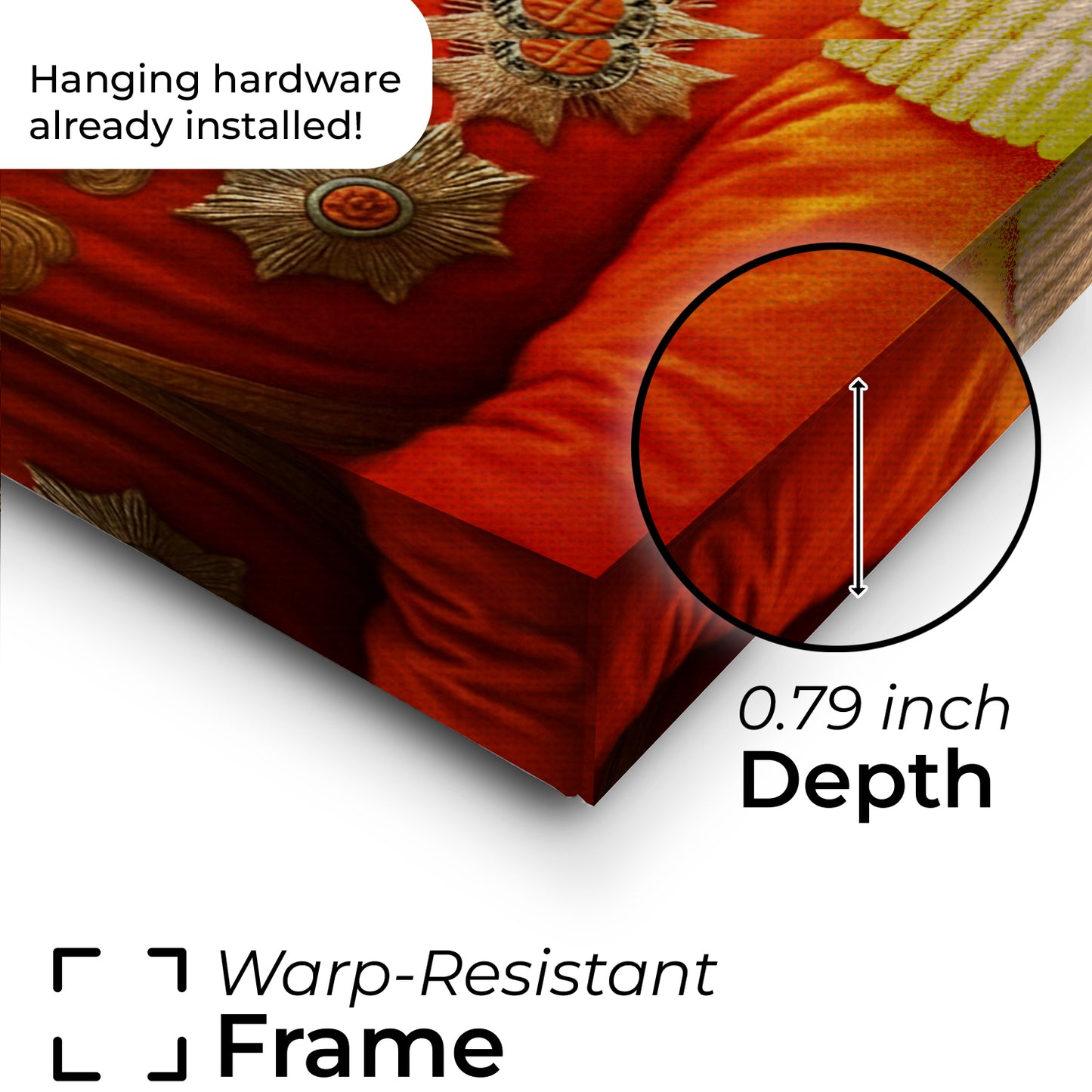 Custom Photo Royal Cat Canvas Gift For Cat Lover