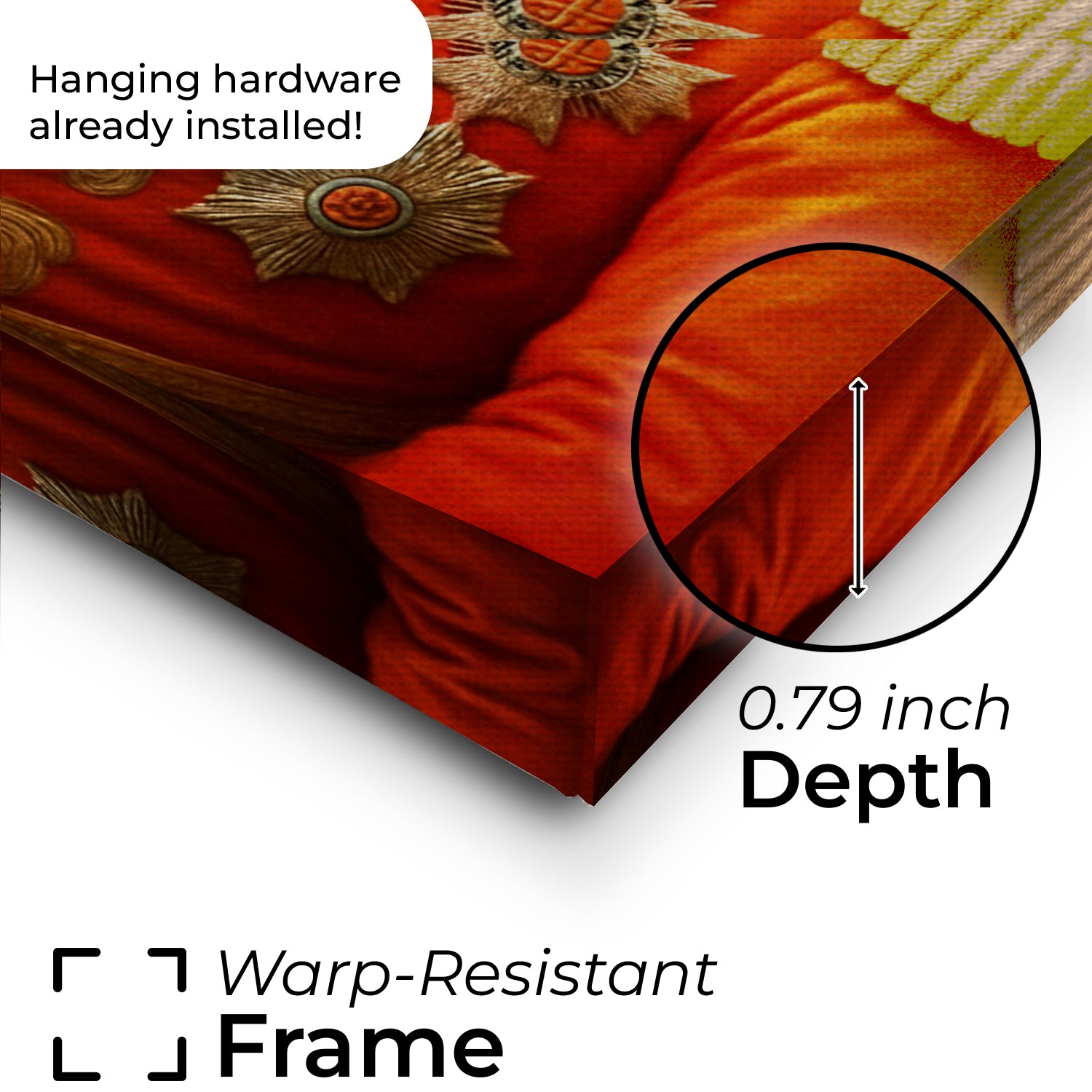 Custom Photo Royal Cat Canvas Gift For Cat Lover