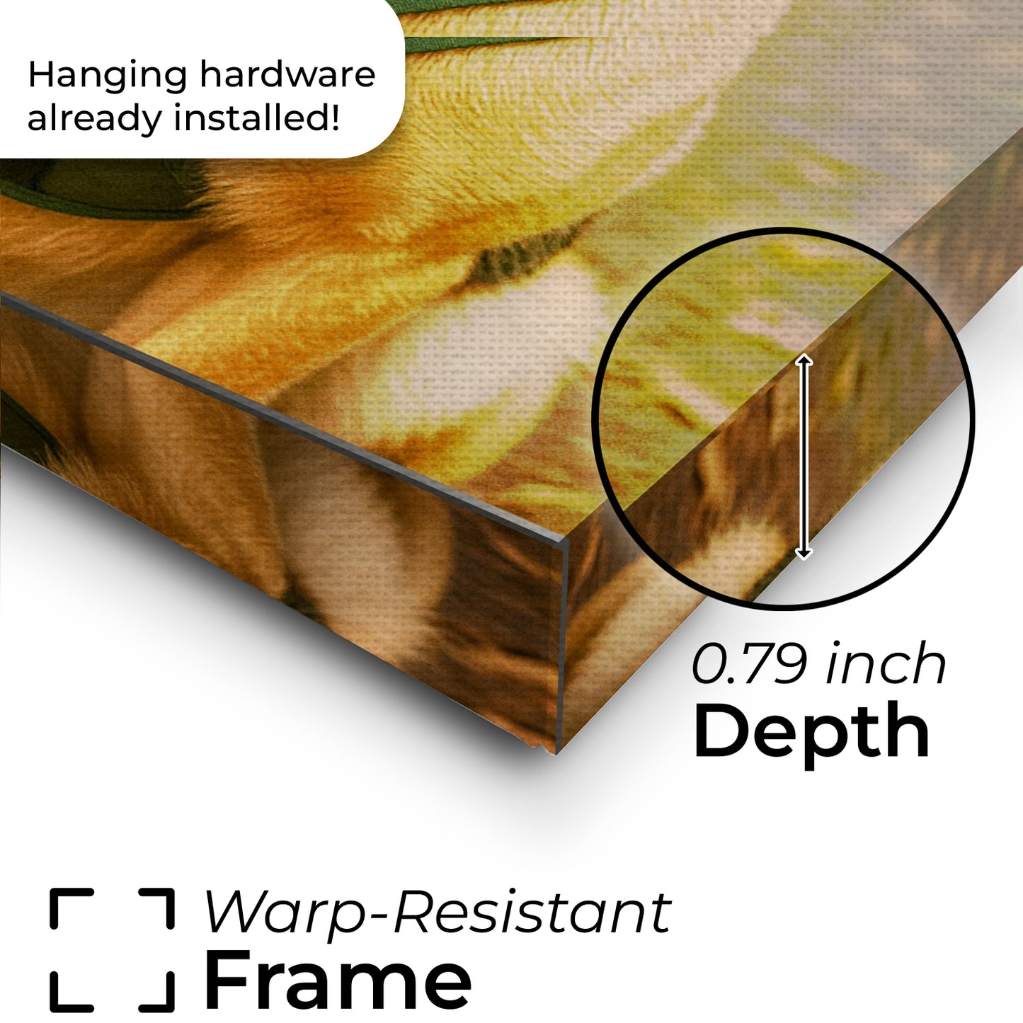 Custom Photo Hiking Dog Canvas Gift For Dog Lovers