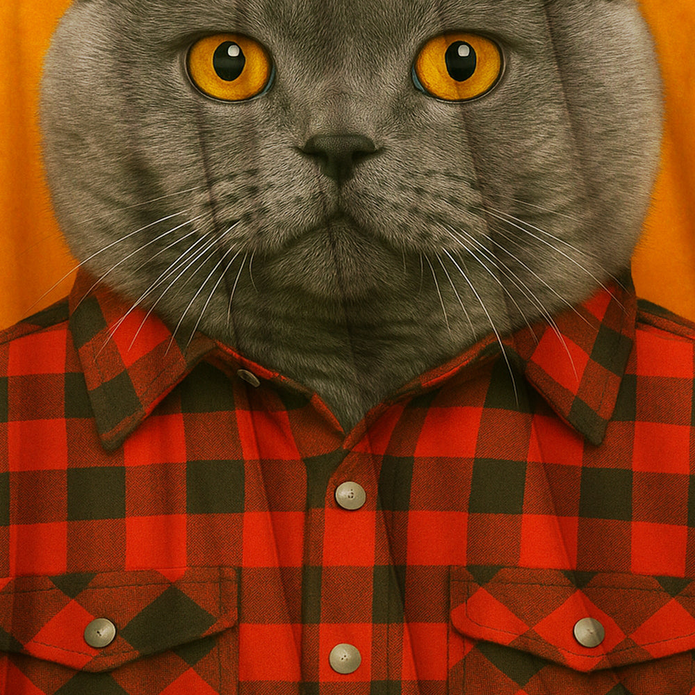 Custom Photo Cat In Red Shirt Blanket Gift For Cat Lovers