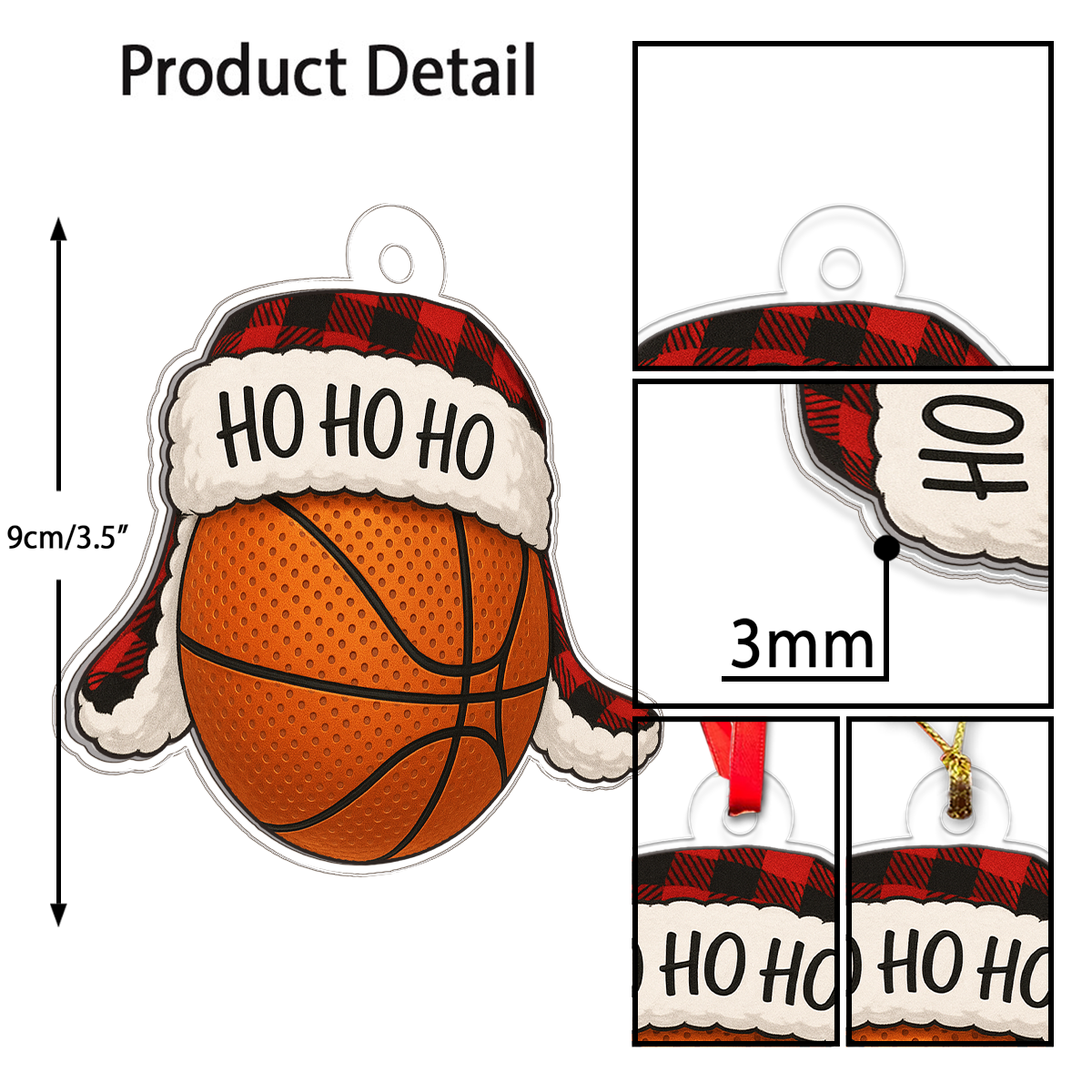 Personalized Basketball Santa