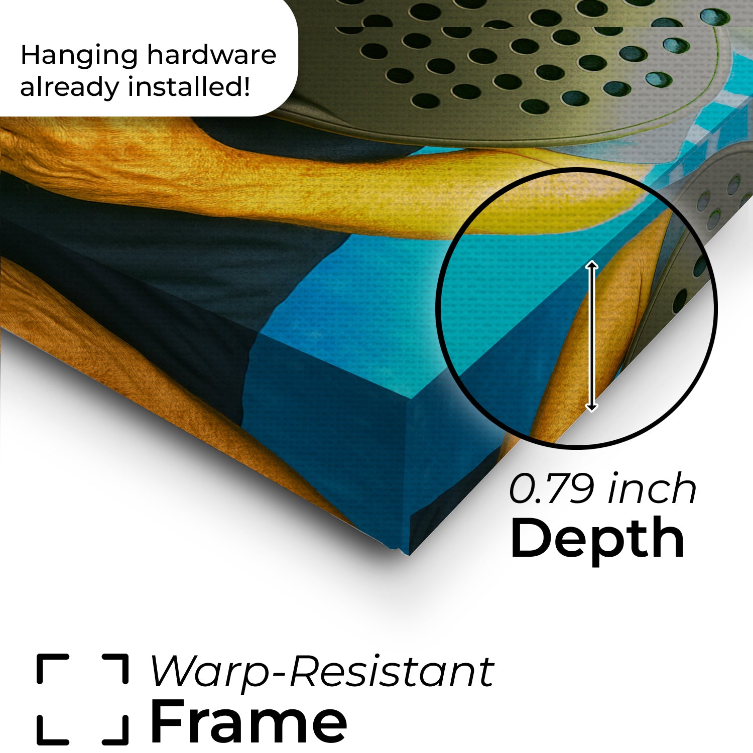 Custom Photo Paddle Player Cat Canvas Gift For Cat Lovers