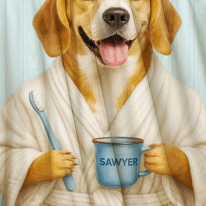 Custom Photo Dog Bathroom BlanketDog Gifts Lovers