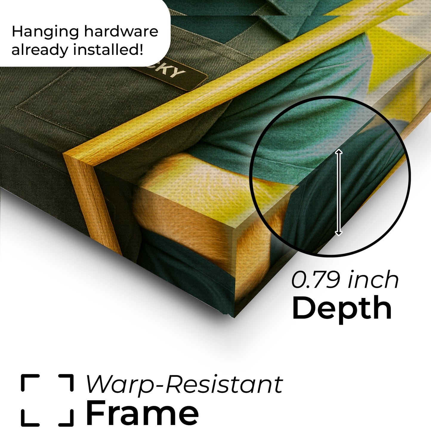 Custom Photo Janitor Dog Canvas Gift For Dog Lovers