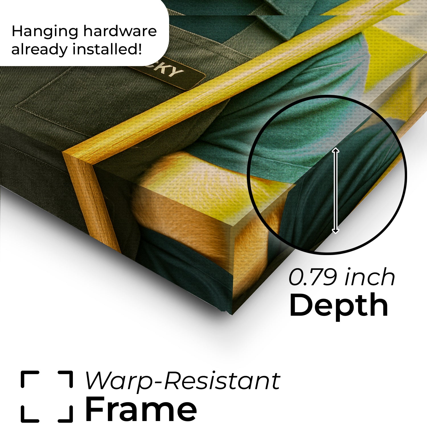 Custom Photo Janitor Dog Canvas Gift For Dog Lovers